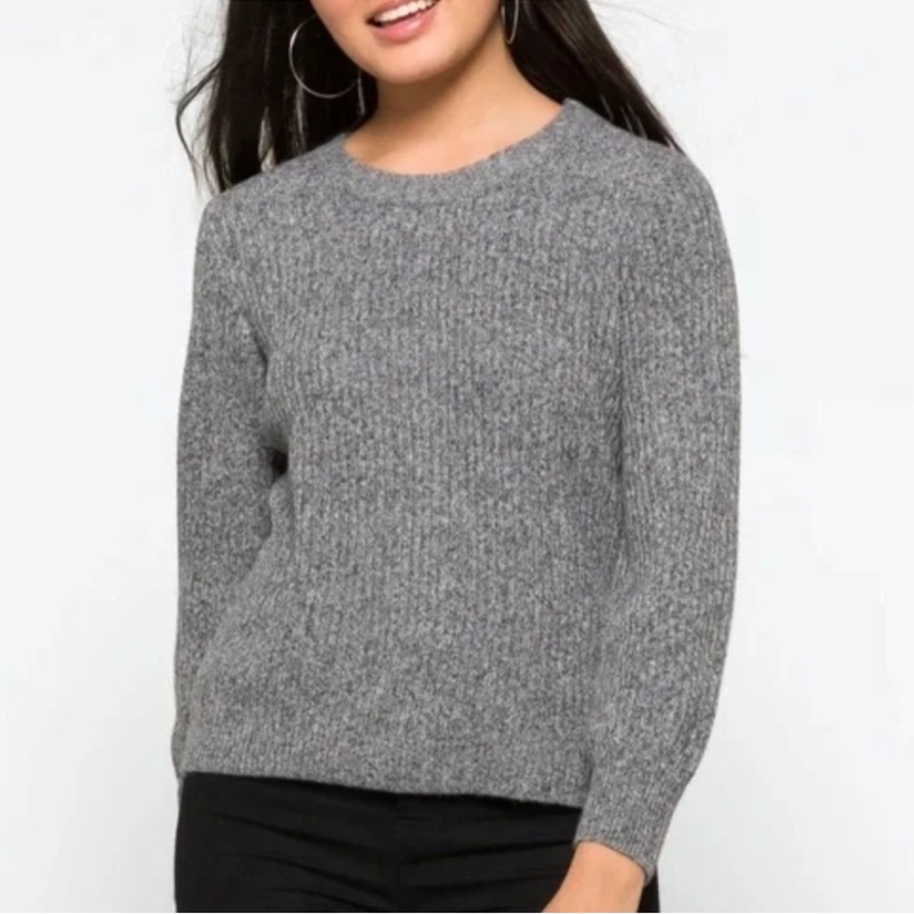 Market & Spruce Charcoal Crew Neck Sweater